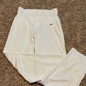 white nike baseball pants